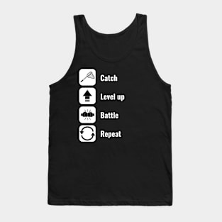 Monster Catcher Game Funny Shirt Tank Top